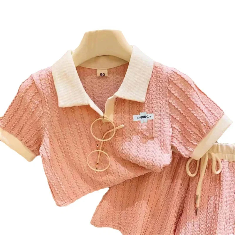 Girls Summer Set – T-Shirt + Casual Pants 2-10 Years