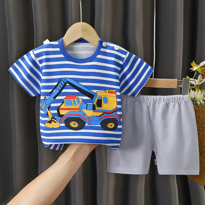 Children's Summer Set – Cotton T-Shirt + Shorts