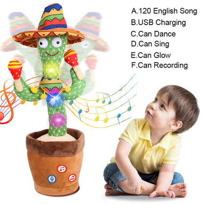 Interactive Dancing Cactus Toy for Kids