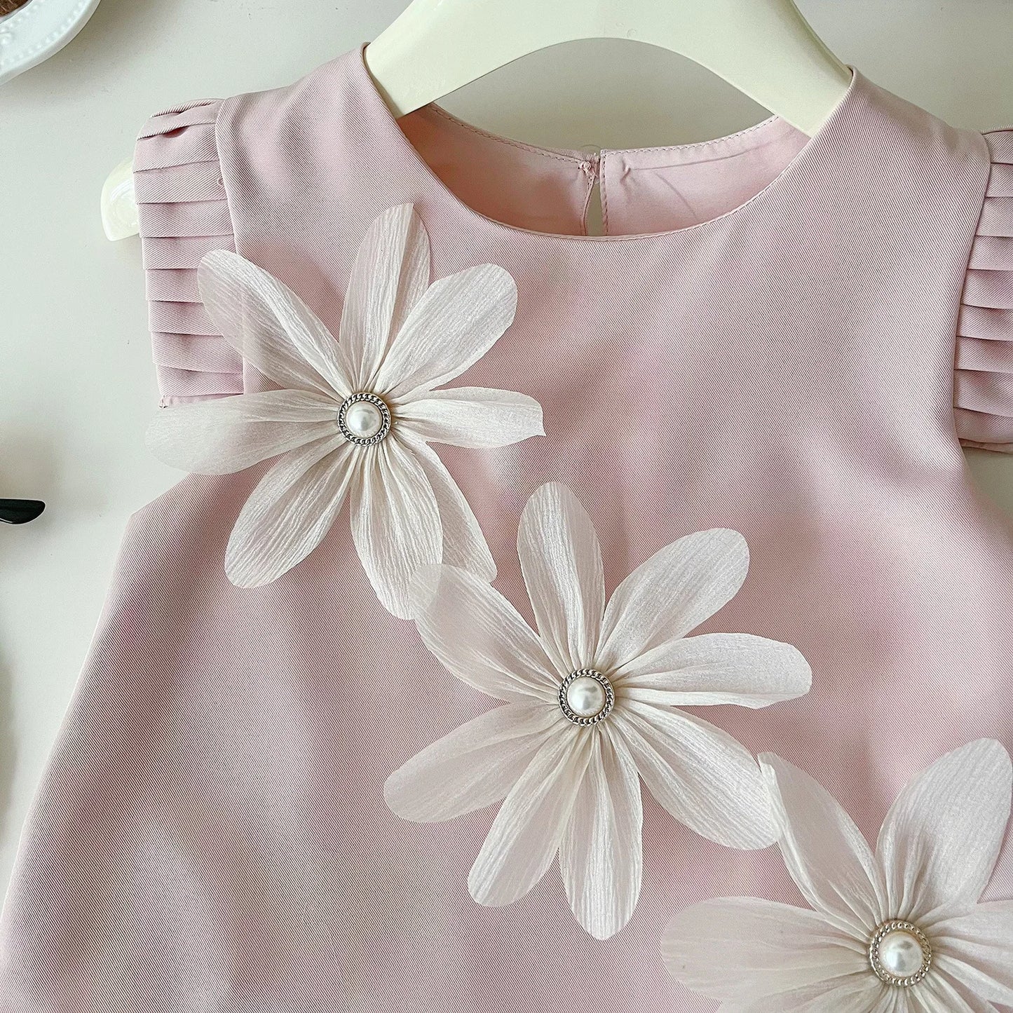 Girls' Summer Set – 2 Pieces with Little Flowers