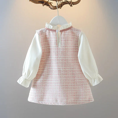 Baby Girl Dress 9M-3Y – Bow & Plaid