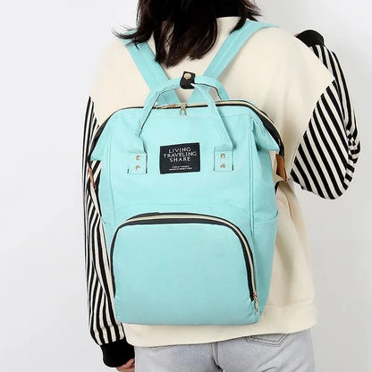 Oxford Multi-Functional Mommy Backpack with Insulation