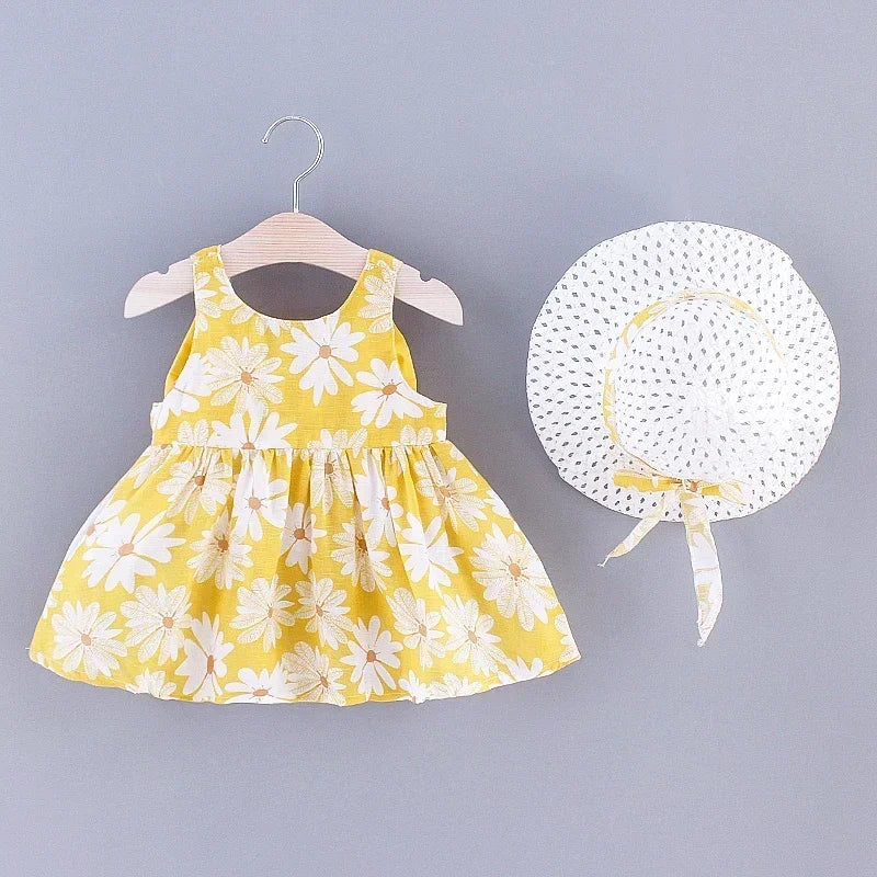 Floral Princess Summer Dress 0-3 Years