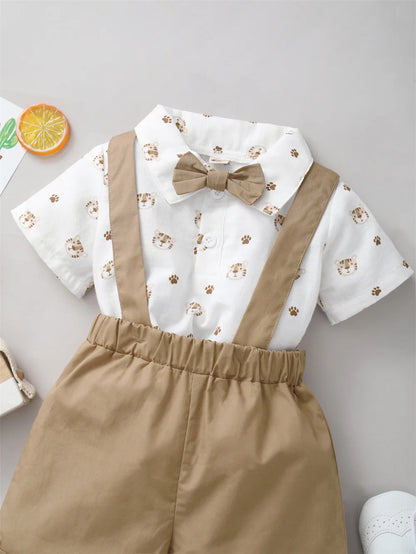 Baby Boy 2-Piece Set – Tiger & Bow 0-2 Years