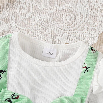 Floral Princess Dress + Tiara 0-24 Months