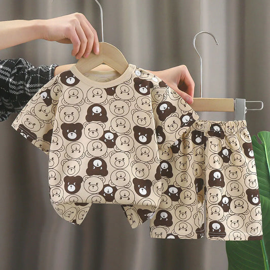 Children's Summer Set – Cotton T-Shirt + Shorts
