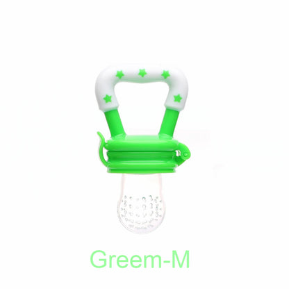 Silicone Teether Feeder – Fruits & Baby Food