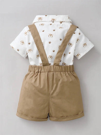 Baby Boy 2-Piece Set – Tiger & Bow 0-2 Years