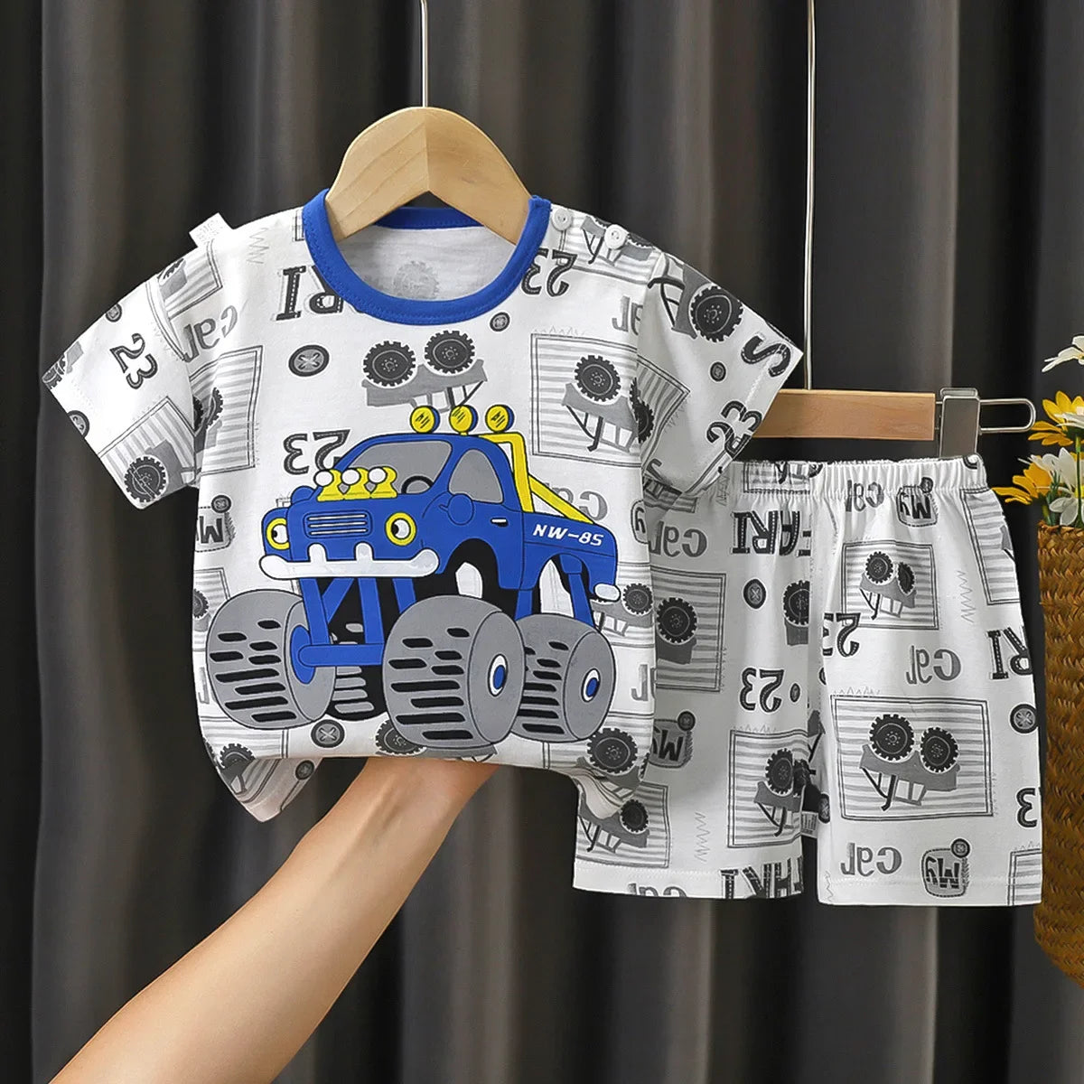 Children's Summer Set – Cotton T-Shirt + Shorts