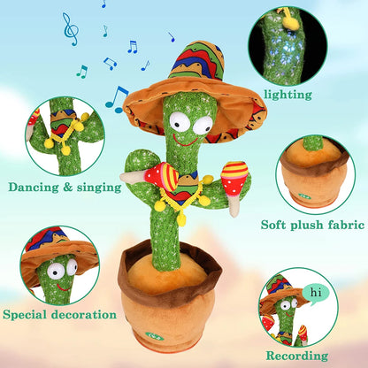 Interactive Dancing Cactus Toy for Kids
