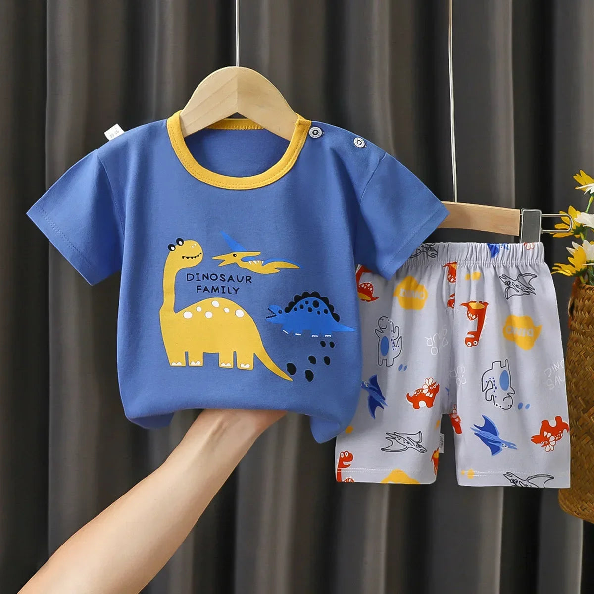 Children's Summer Set – Cotton T-Shirt + Shorts