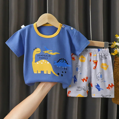Children's Summer Set – Cotton T-Shirt + Shorts