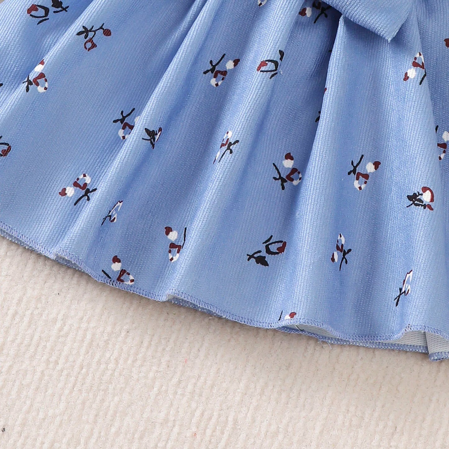 Floral Princess Dress + Tiara 0-24 Months