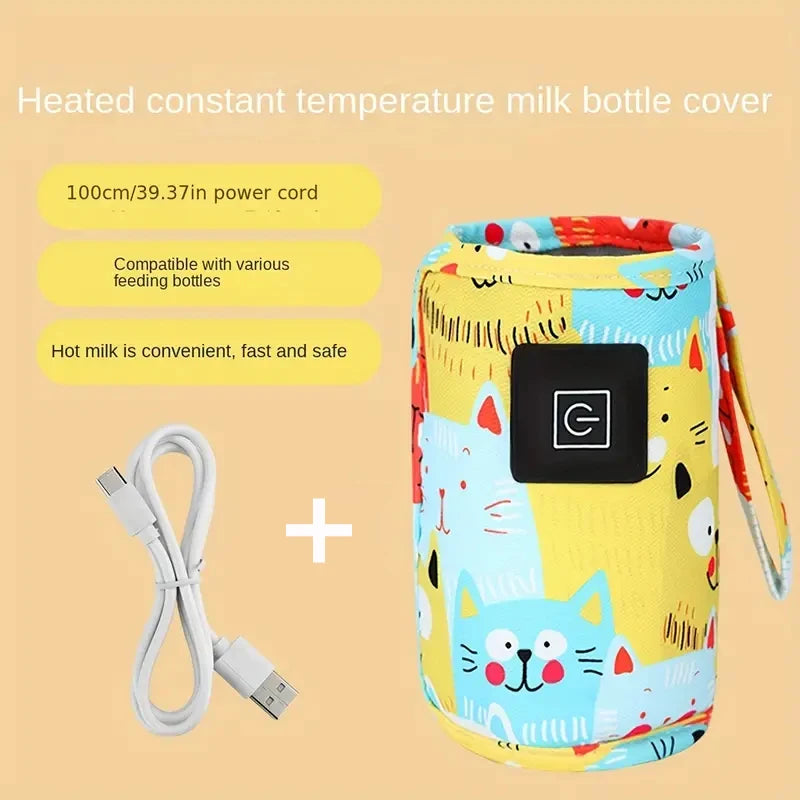 USB Milk Bottle Warmer - Portable & Insulated
