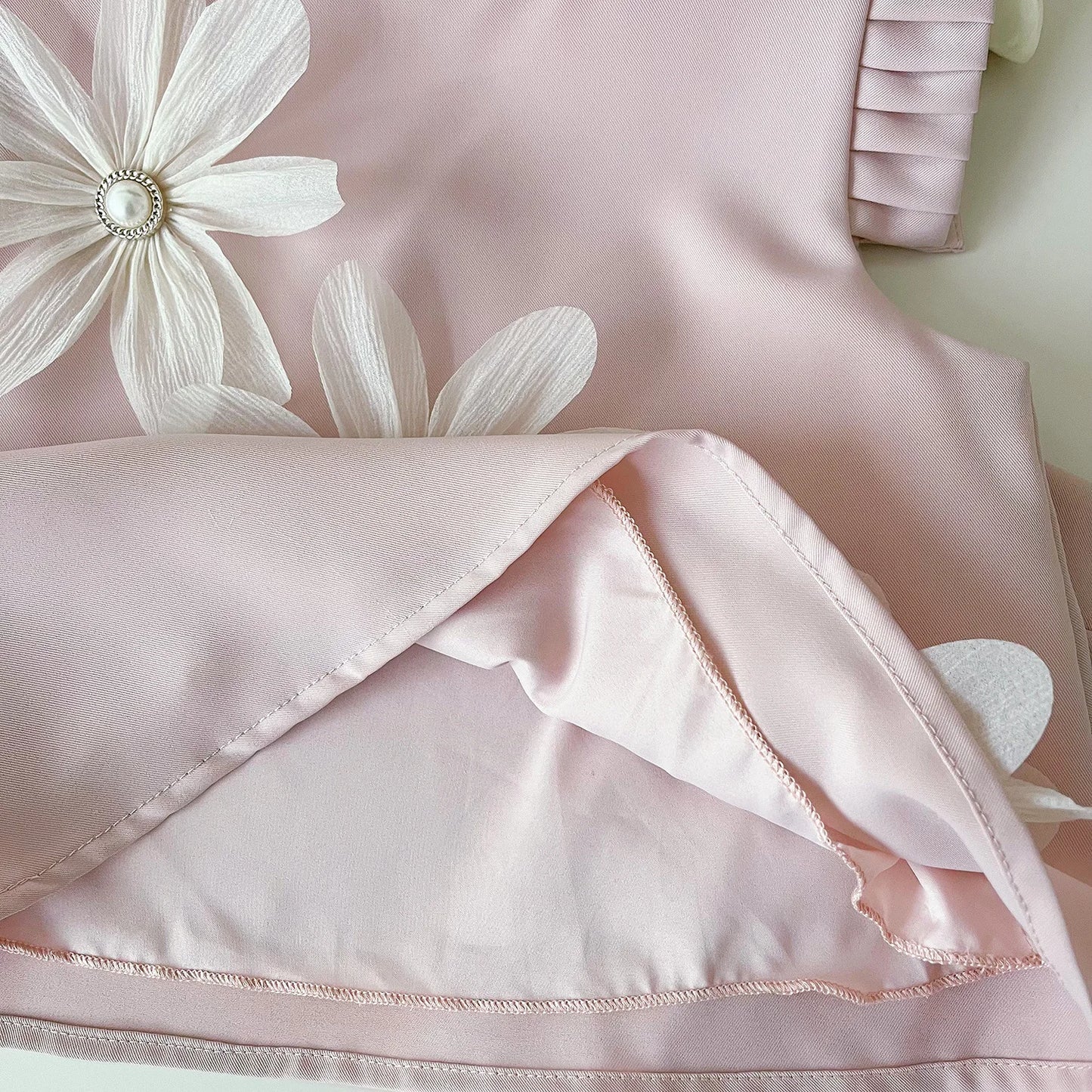 Girls' Summer Set – 2 Pieces with Little Flowers