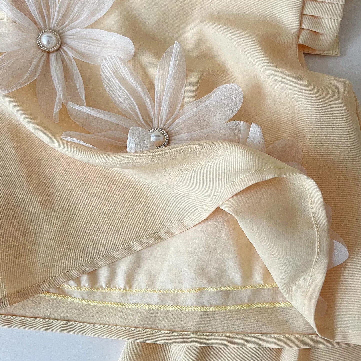 Girls' Summer Set – 2 Pieces with Little Flowers