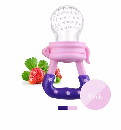 Silicone Teether Feeder – Fruits & Baby Food