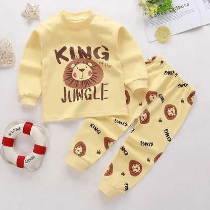Children's Cotton Pajamas – 2 Pieces Boy/Girl
