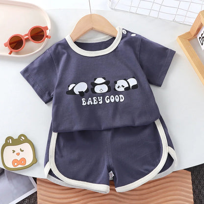 Children's Summer Set – T-shirt + Shorts 0-4 Years