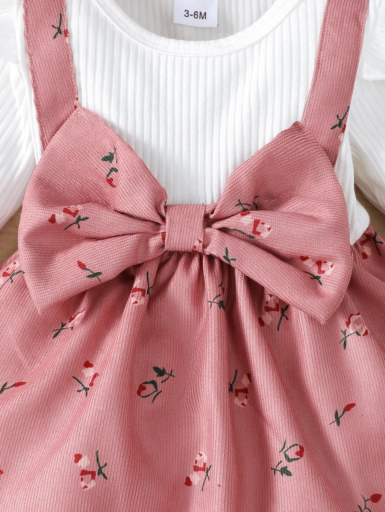 Floral Princess Dress + Tiara 0-24 Months