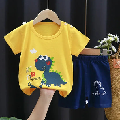Children's Summer Set – Cotton T-Shirt + Shorts
