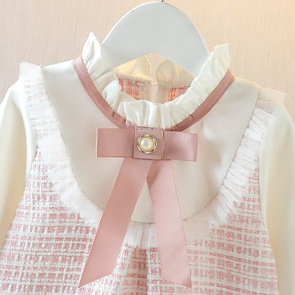 Baby Girl Dress 9M-3Y – Bow & Plaid