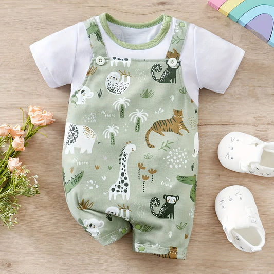 Fun Zoo Romper for Boys – Newborn
