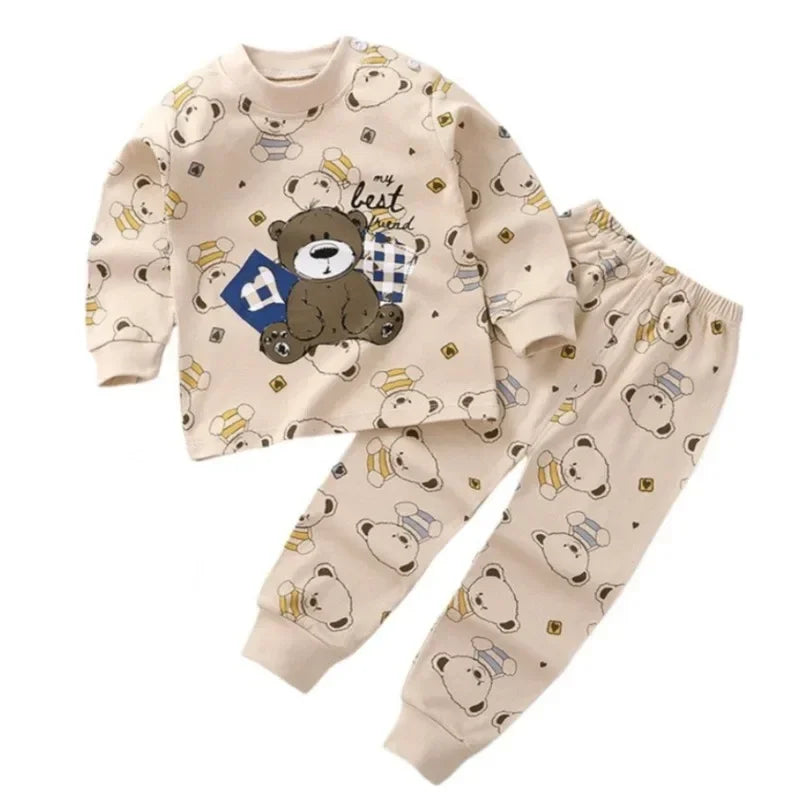 Children's Cotton Pajamas – 2 Pieces Boy/Girl