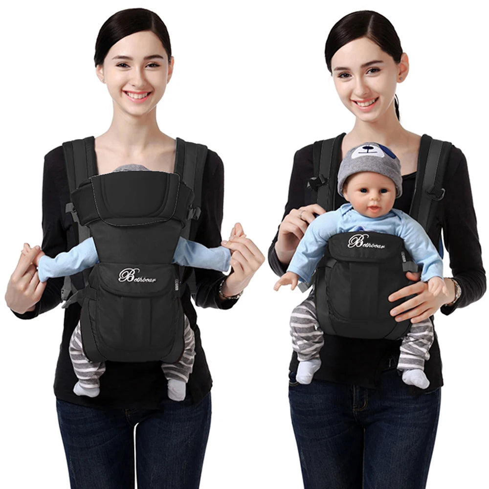 Ergonomic 4-in-1 Baby Sling Carrier - Adjustable Comfort