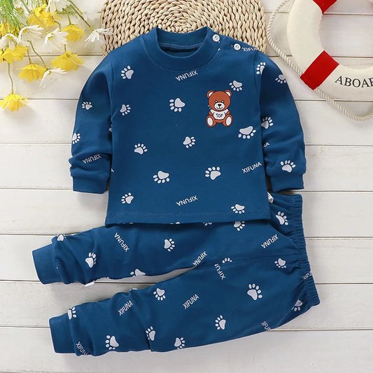 Children's Autumn Pajamas – Long Set for Boys/Girls